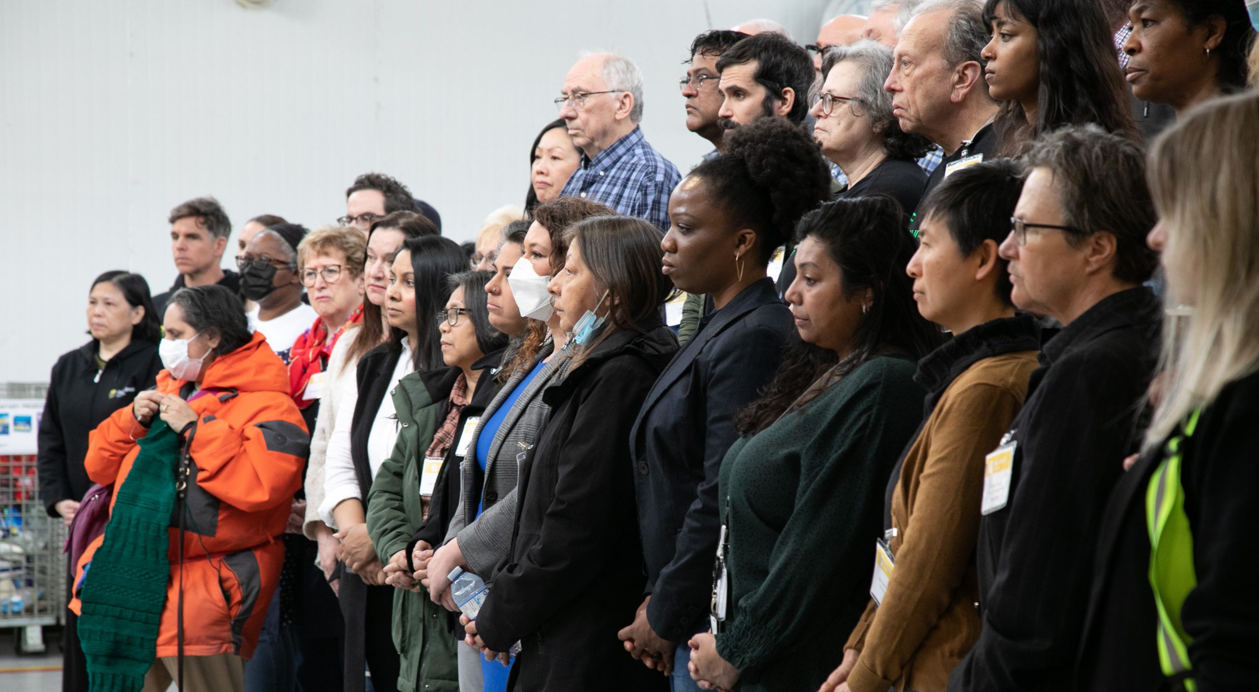 Representatives from Daily Bread Food Bank agency network